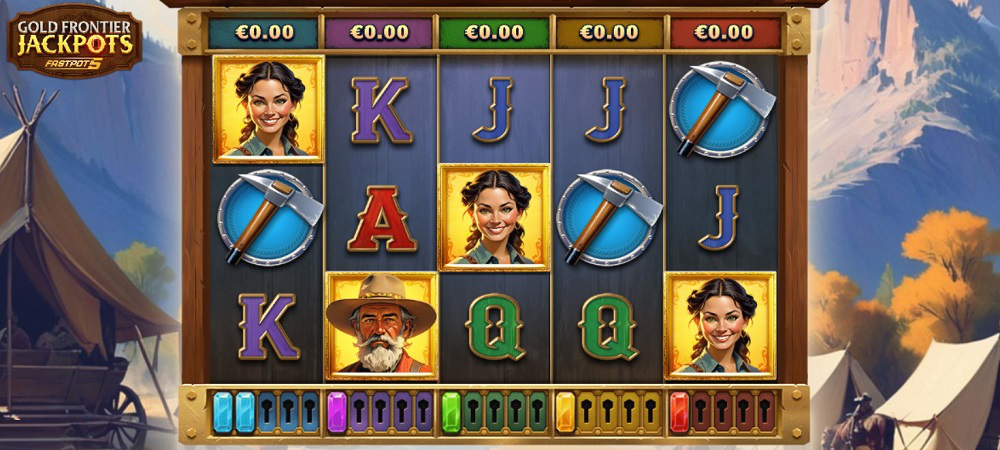 Onlinespelautomat Gold Frontier Jackpots FastPot5