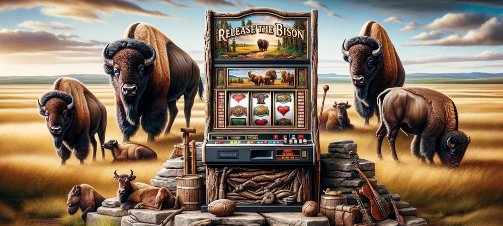 Onlinespelautomat Release the Bison